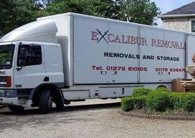 large truck for house removals