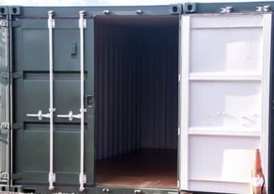 open storage container